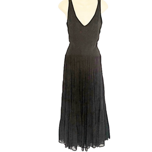 🆕 ARIA - Long Layered Black Dress